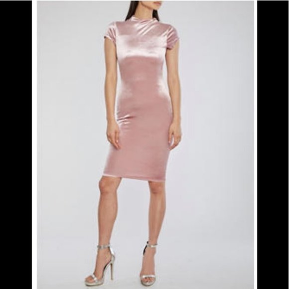 Velvet Bodycon Dress - Picture 2 of 5